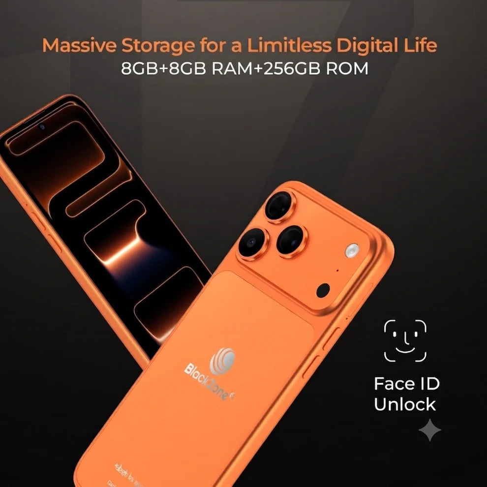 BlackZone GT 17 Pro Maxx – 8/128 GB | 5000mAh Battery | Dual SIM Smartphone
