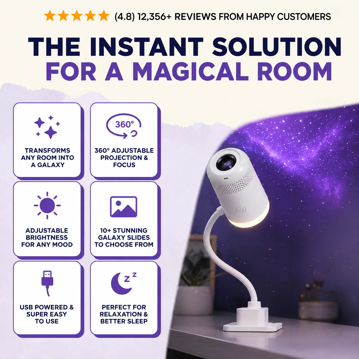 Galaxy Projector Lamp